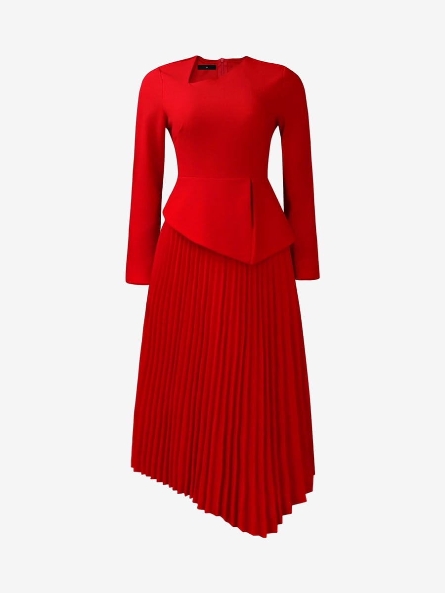 The red dress on its own, front