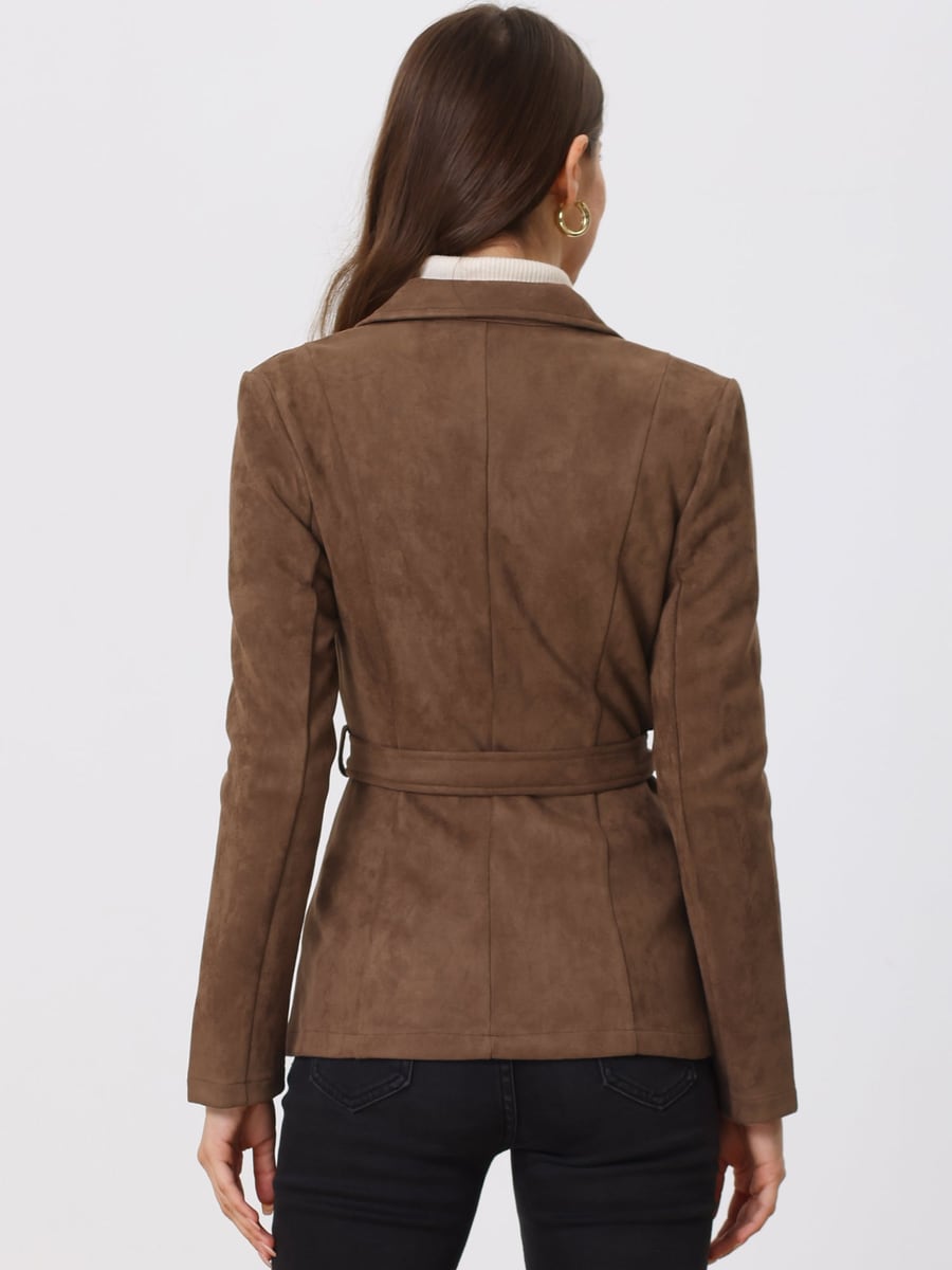 Back view showing the belt