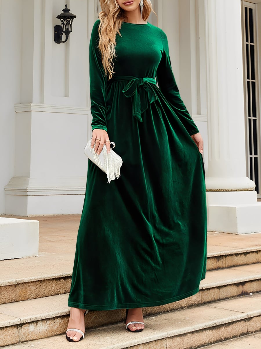 Front view in green