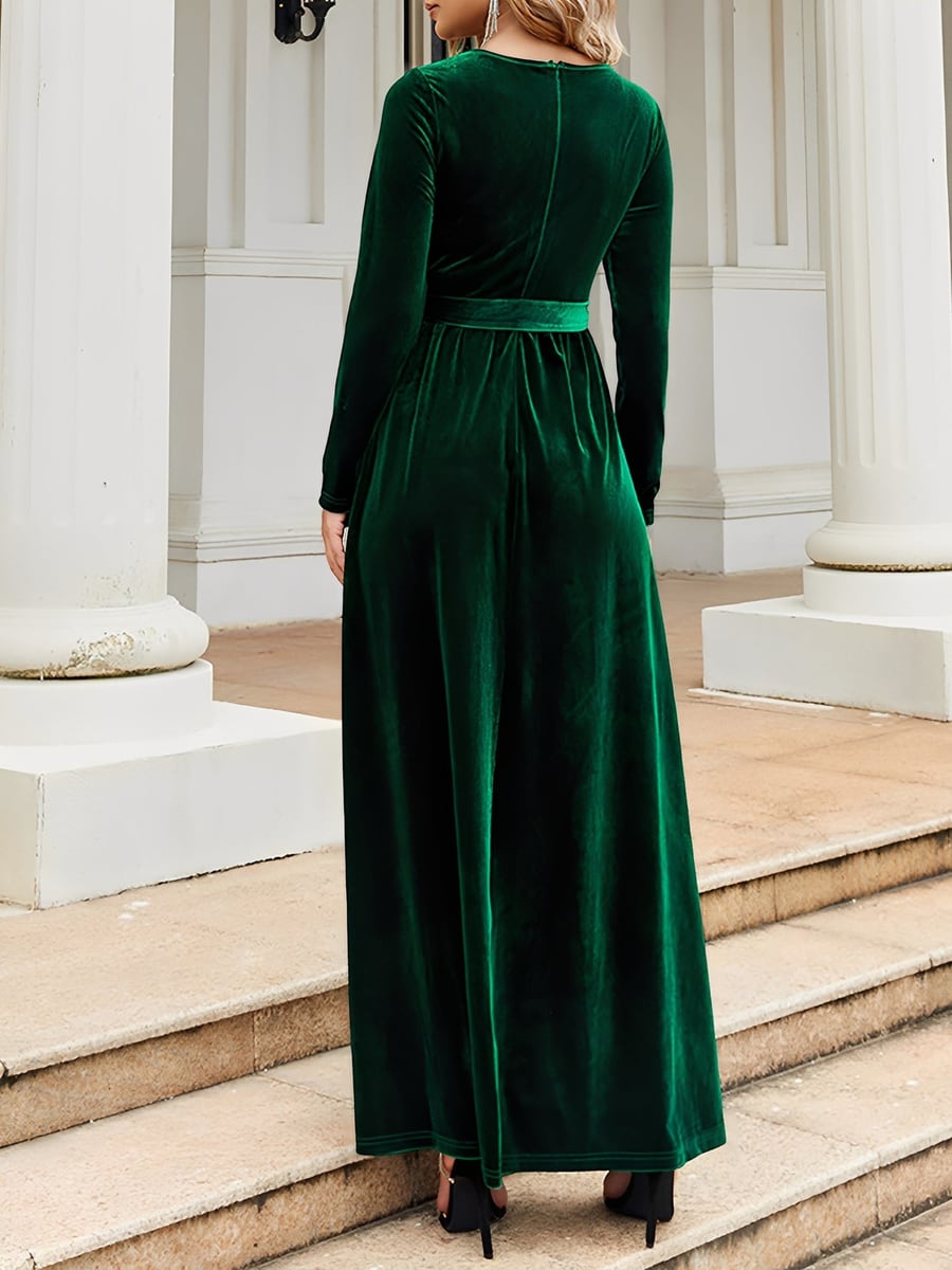 Back view in green