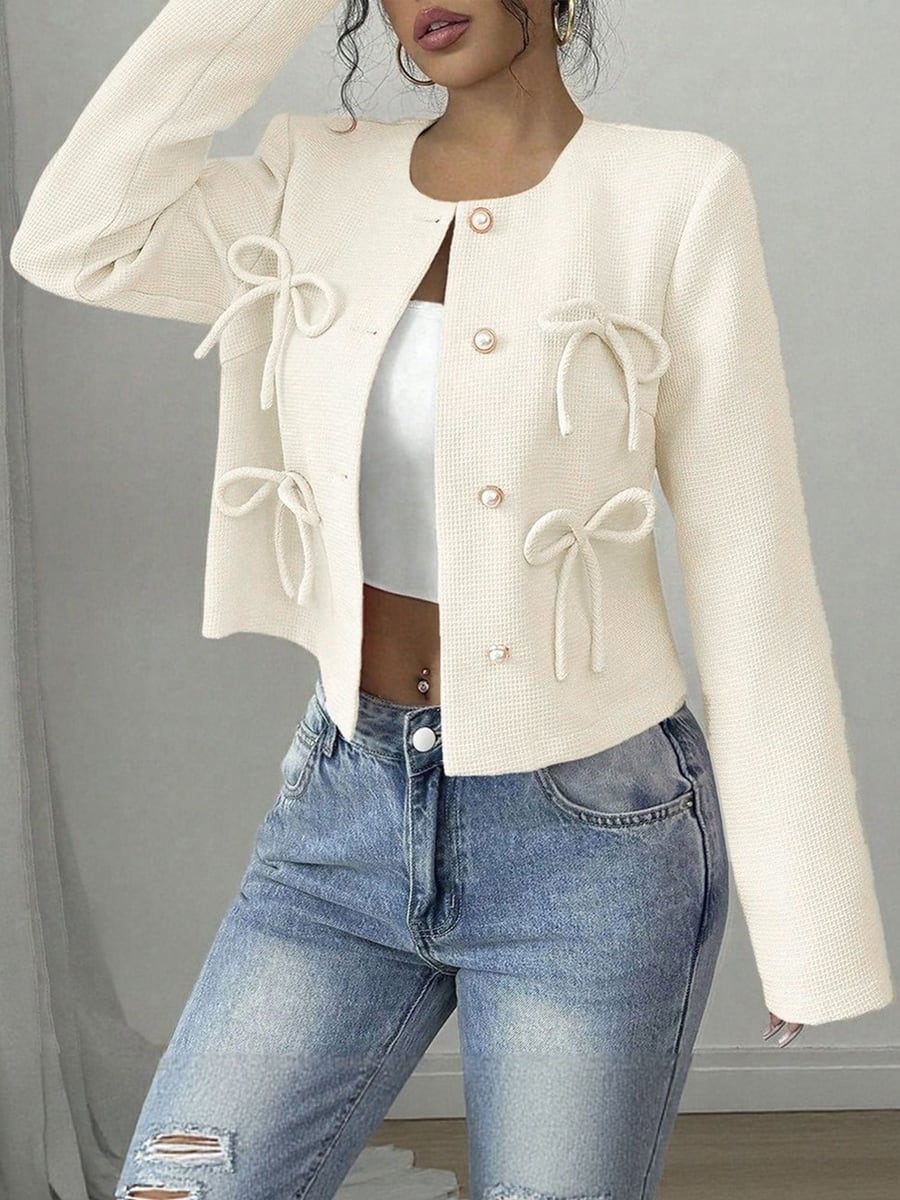 Front view in apricot