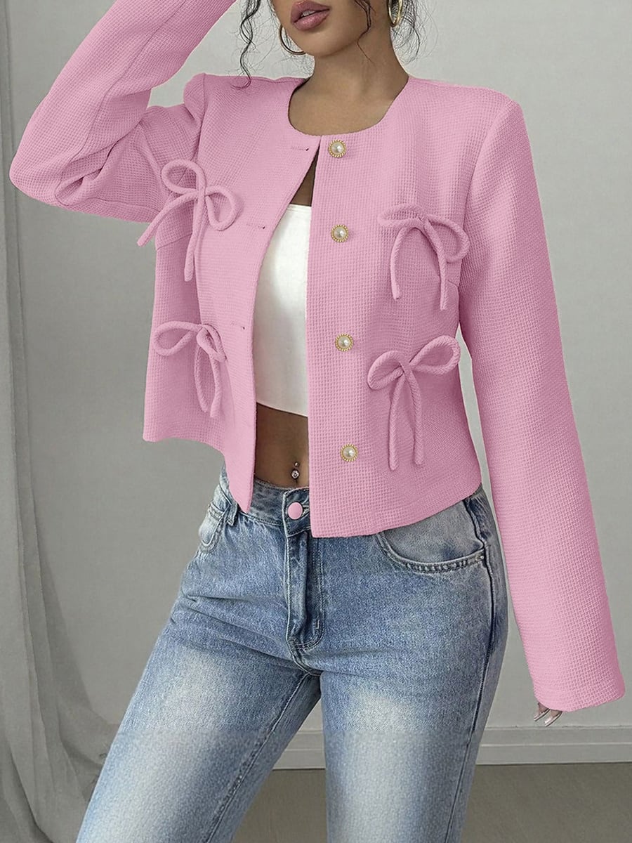 Front view in pink