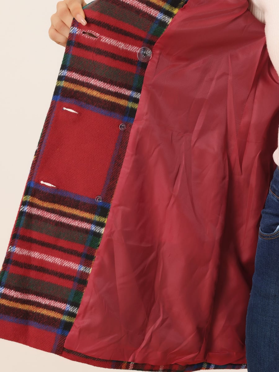 Opened front showing the red lining