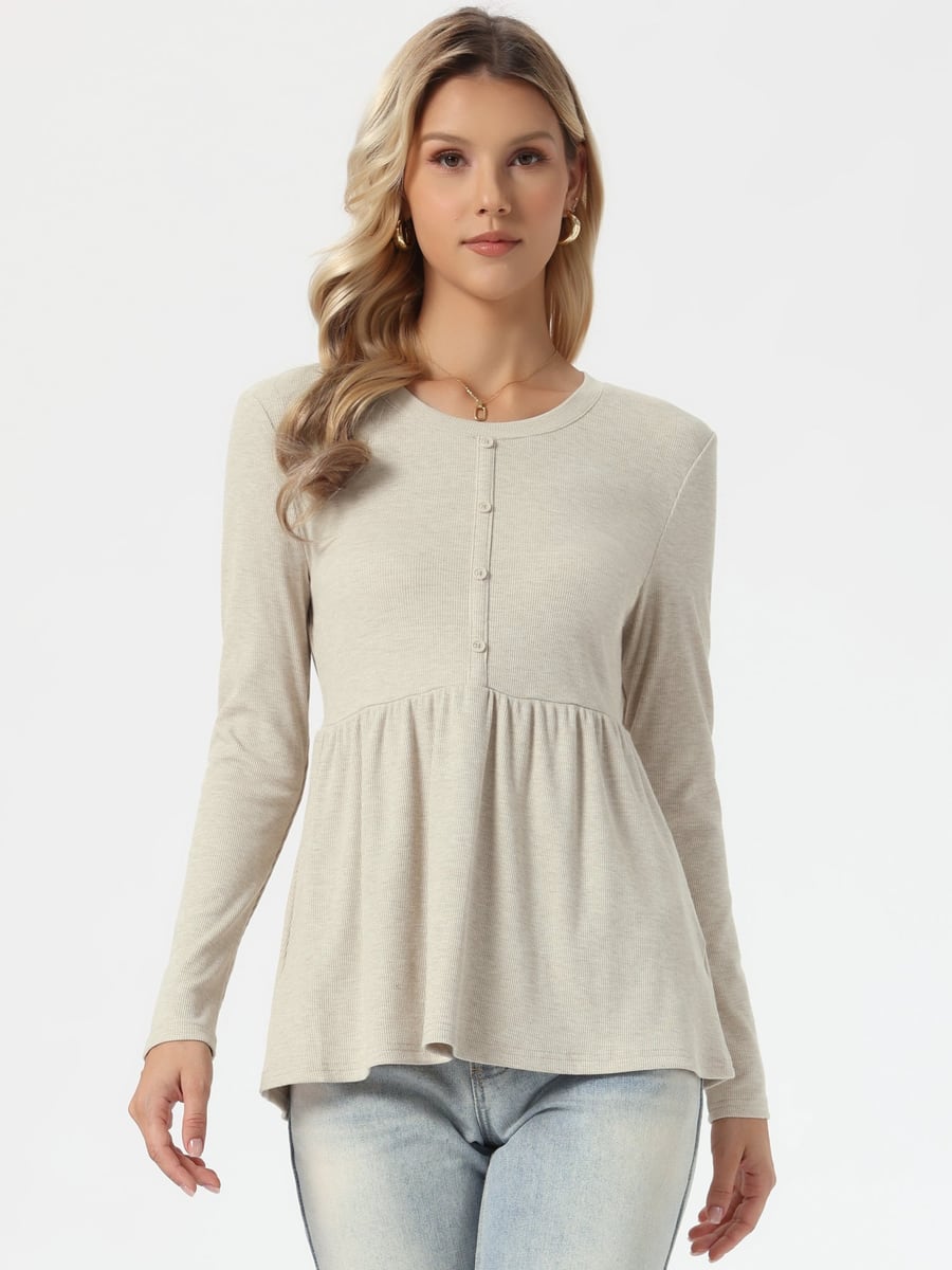 Front view in apricot