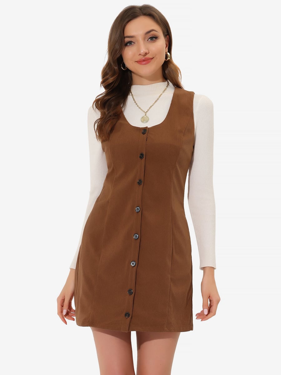 Front view in brown