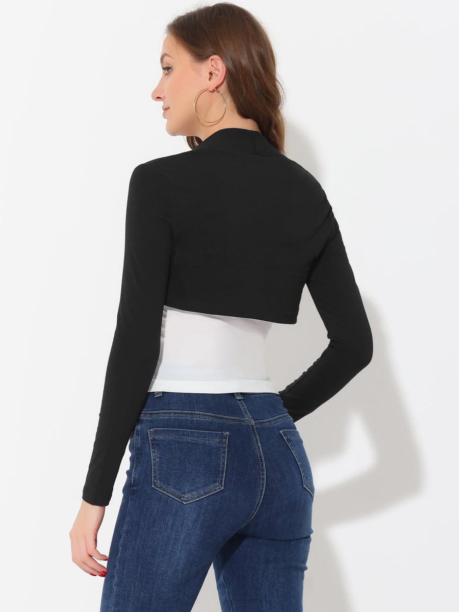 Back view in black