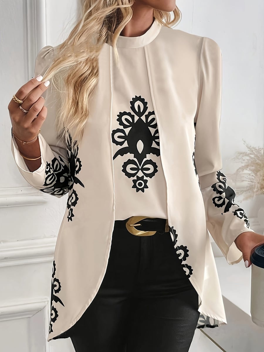 Front view in apricot