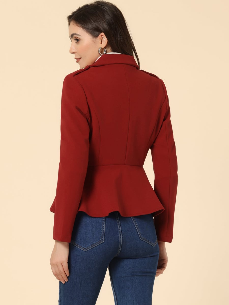 Back view showing the waist seam