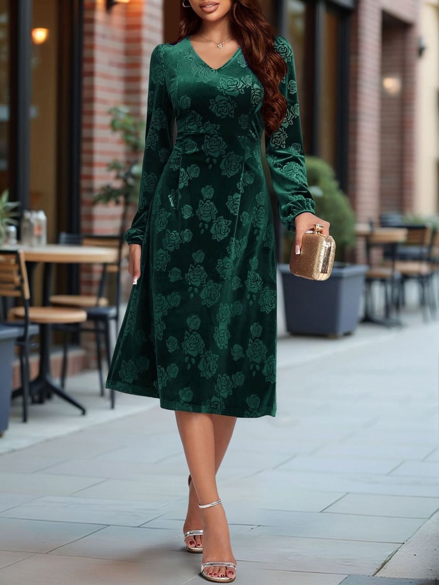 Front view in green
