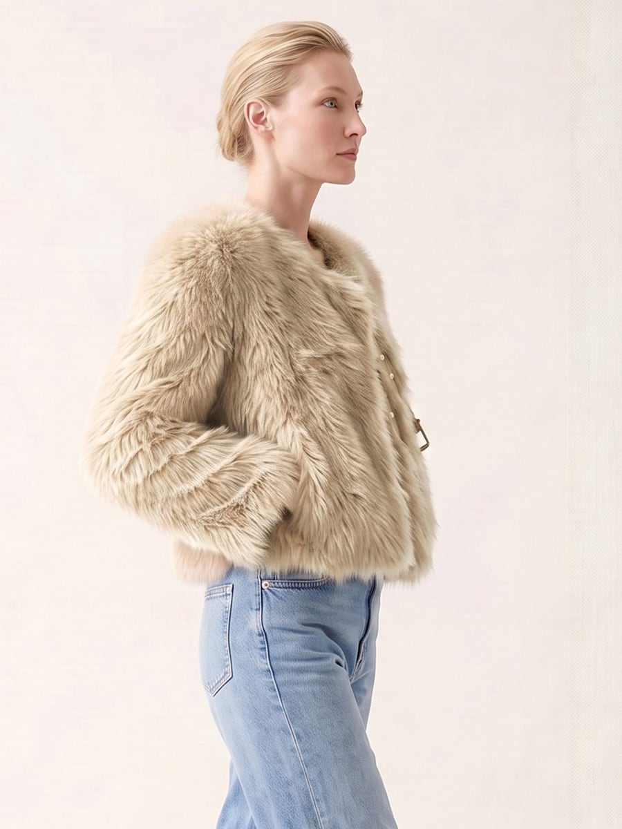 Side view showing the cropped length