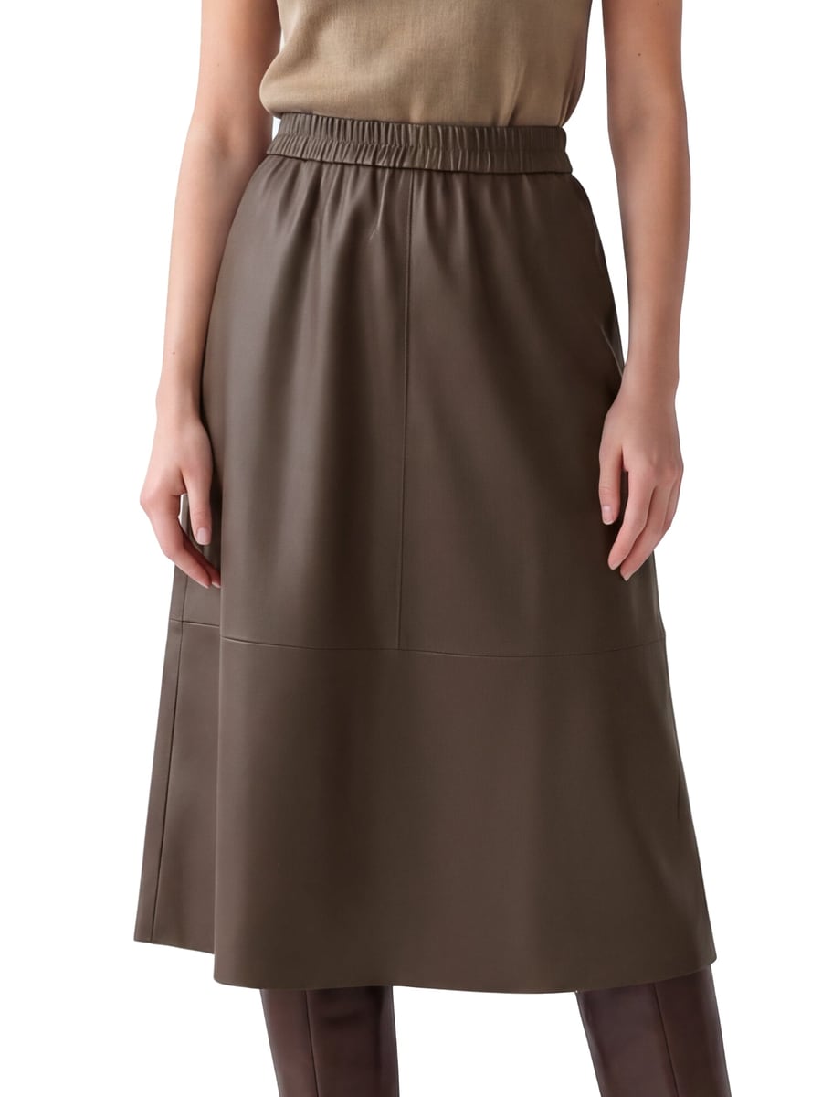 Close-up of the front of the skirt