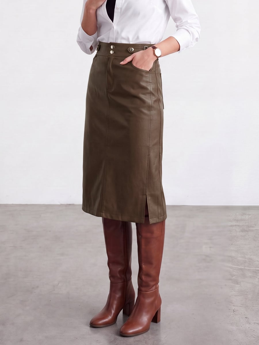 Brown version showing the side slit