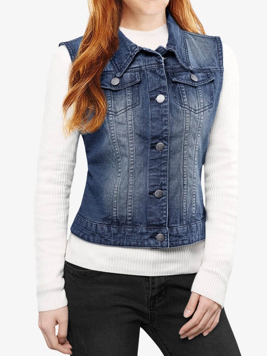 Front view in dark blue