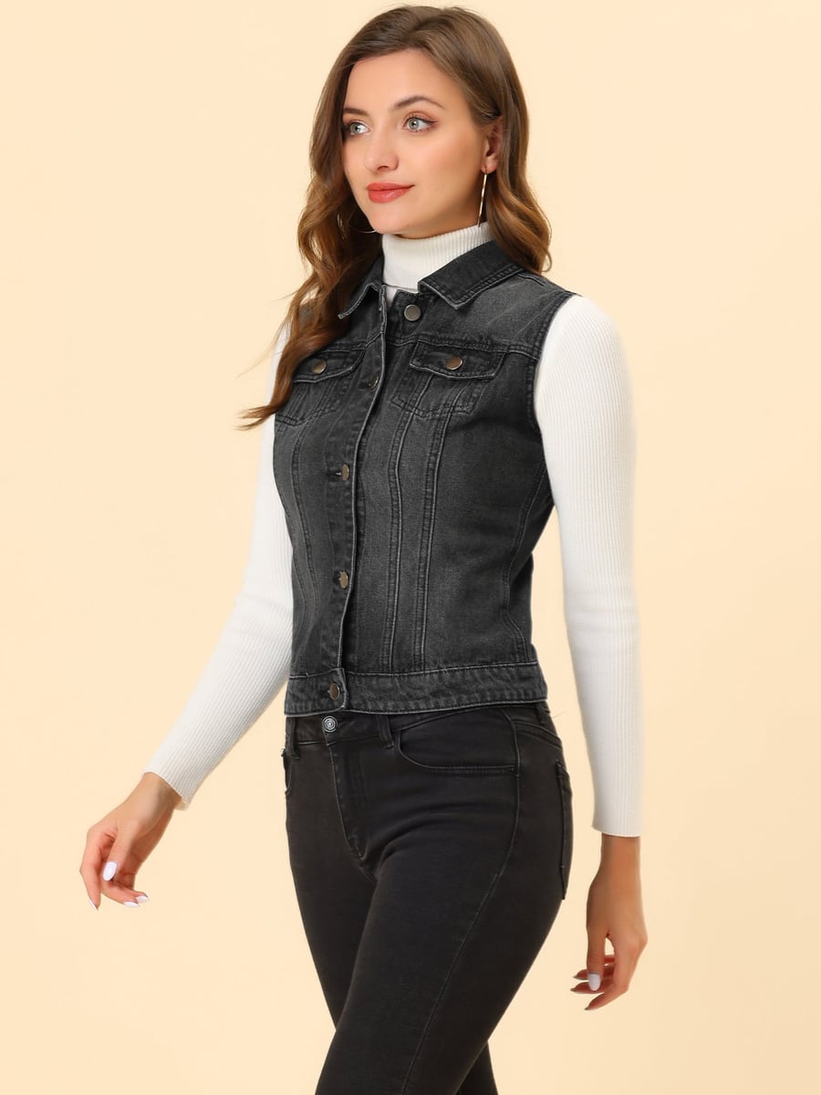 Worn in black