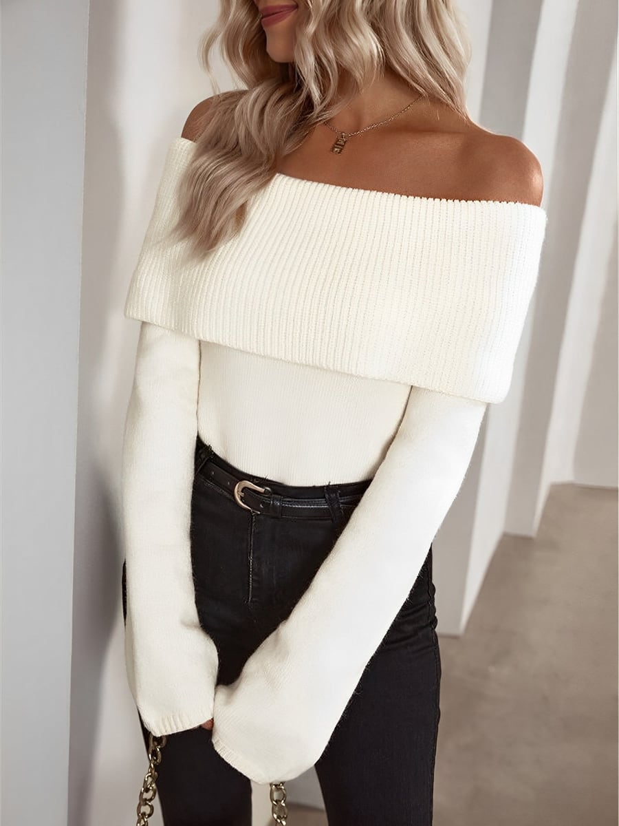 Front view in ivory