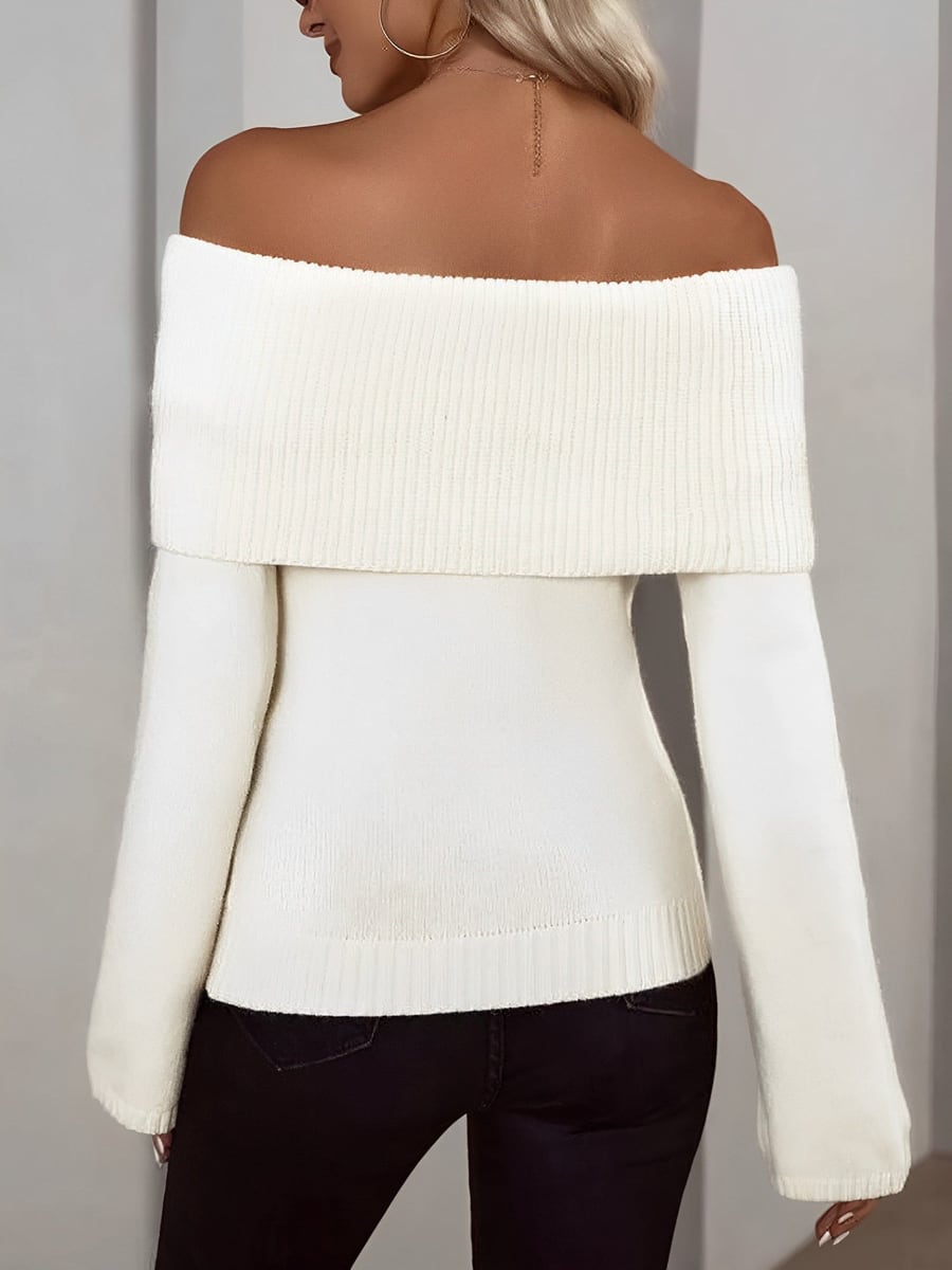 Back view in ivory