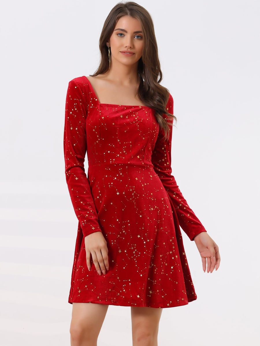 Front view in red