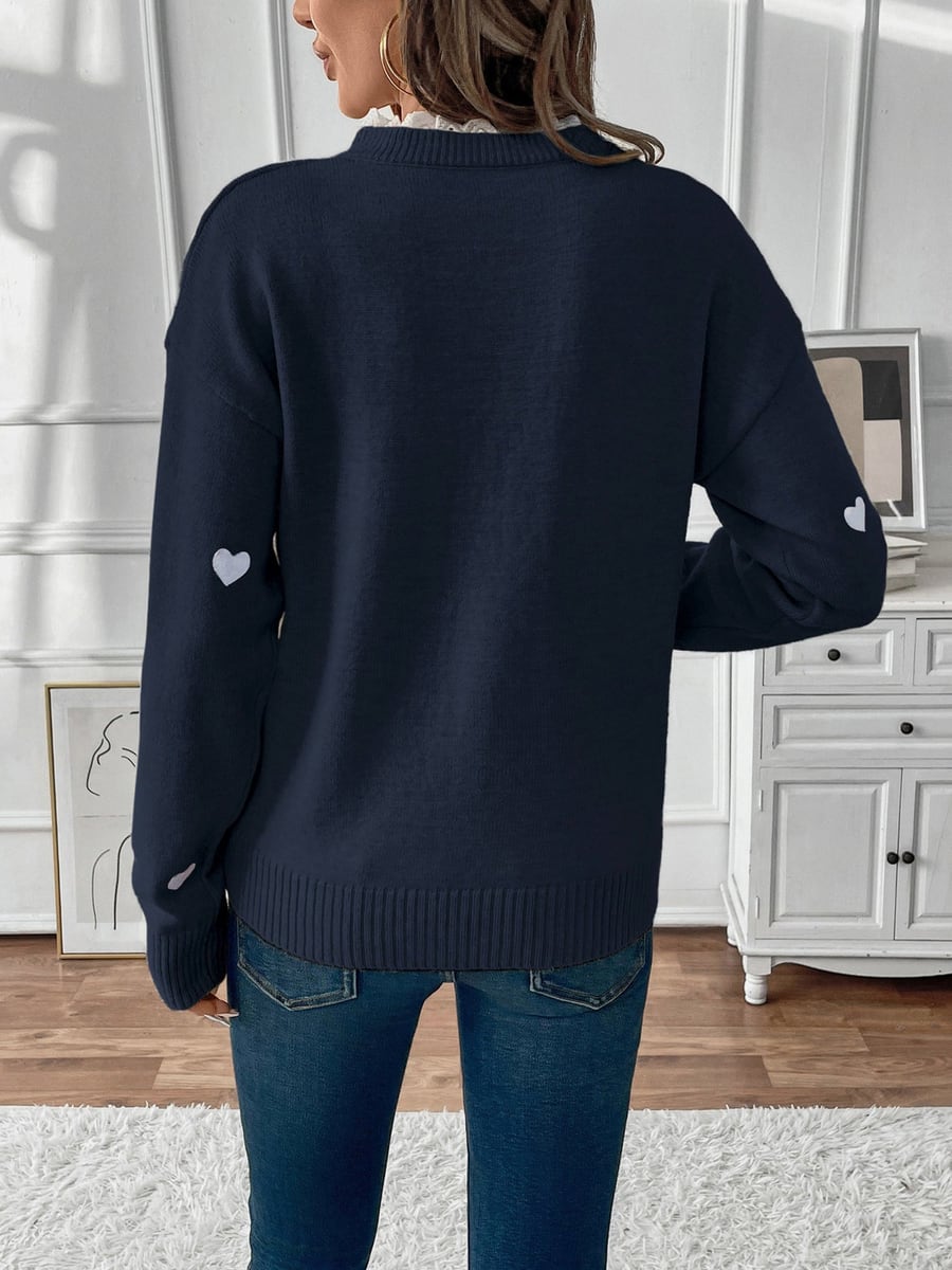 Back view with the hearts