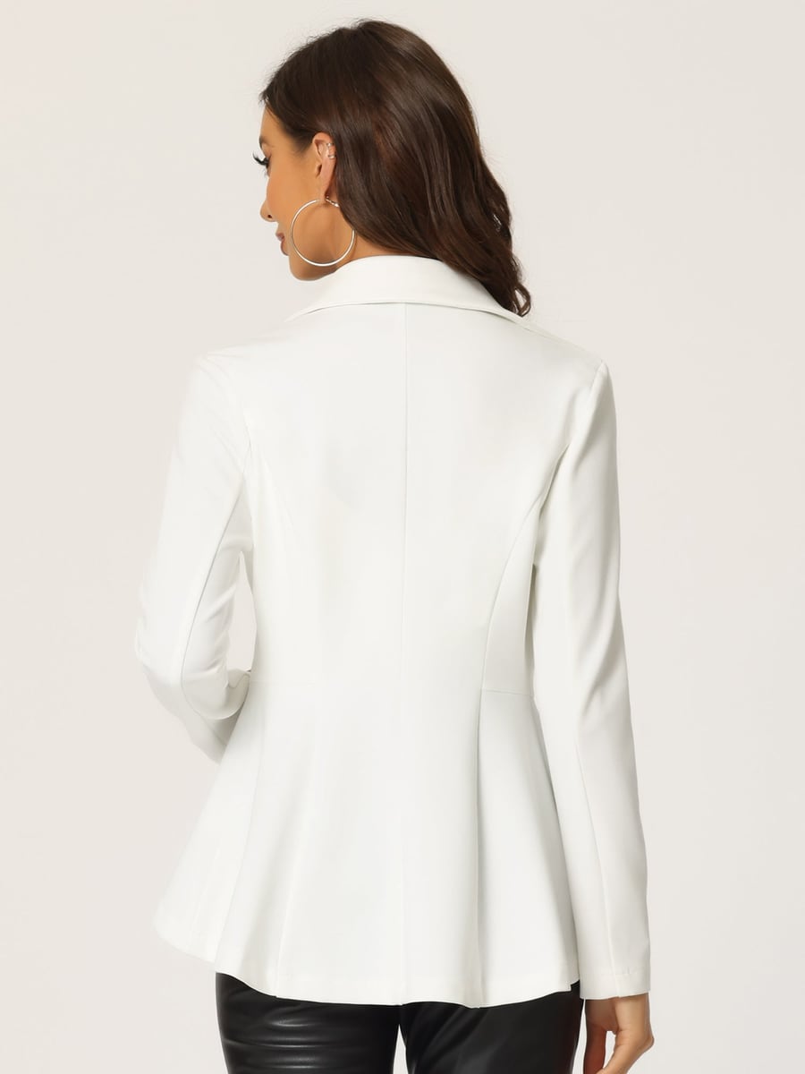 Back view in white