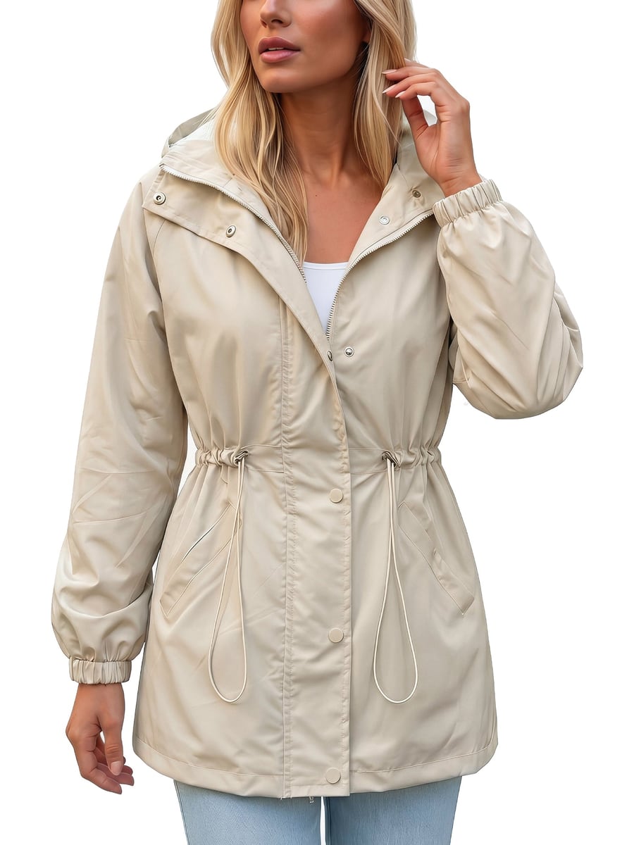 Front view in apricot