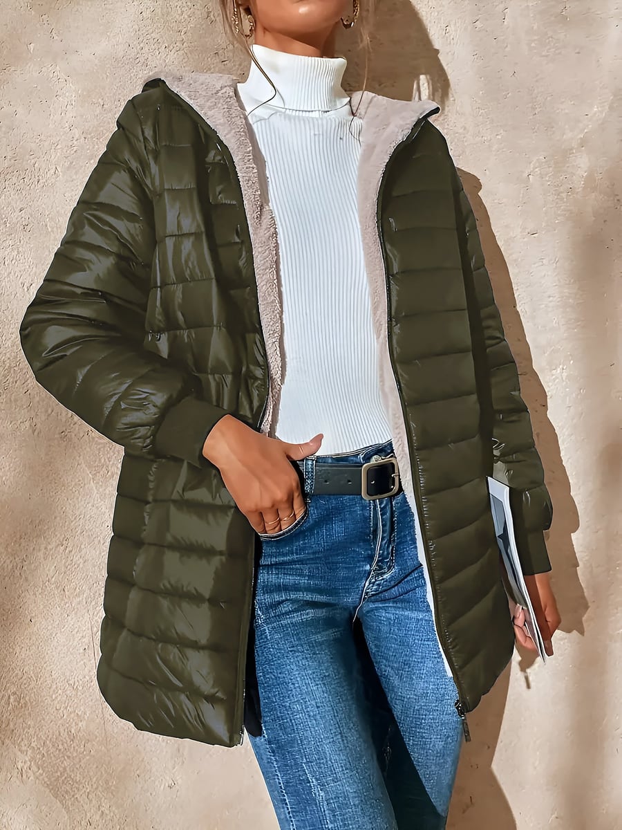 Front view in olive