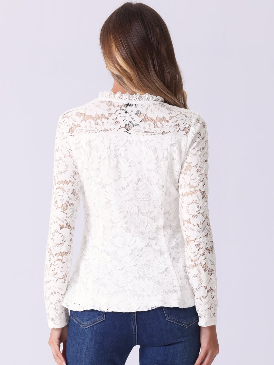 Back view in white