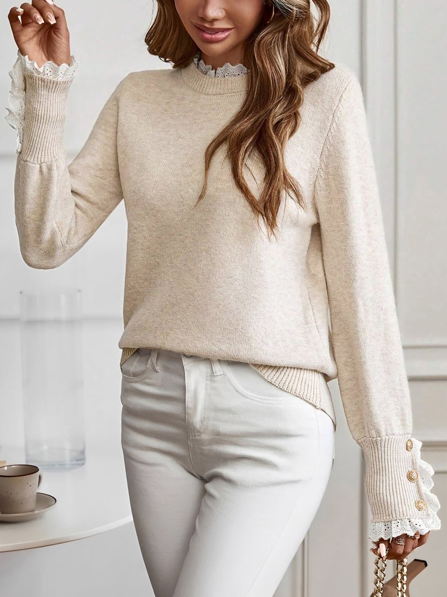 Front view with white jeans