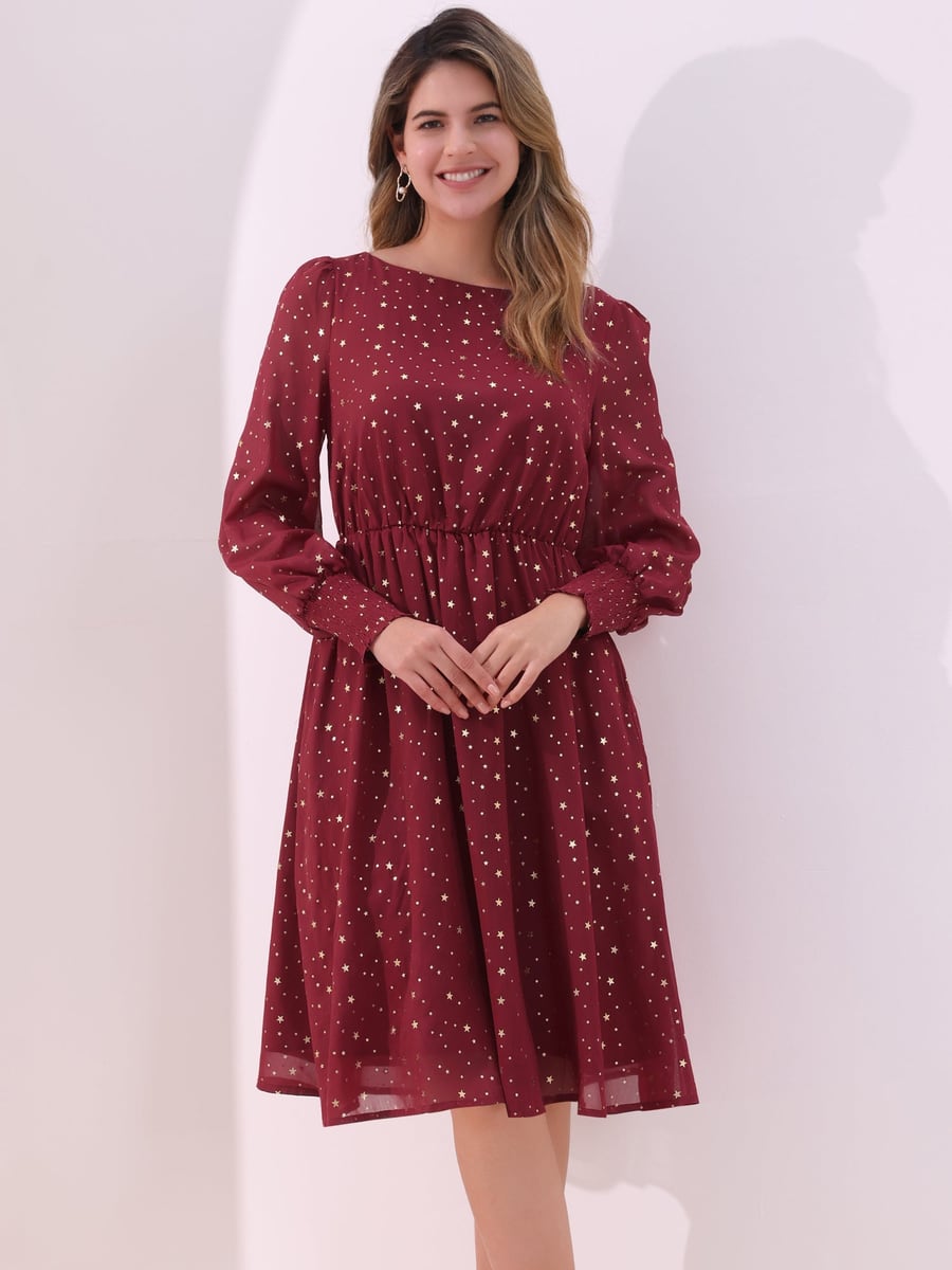 Front view in red