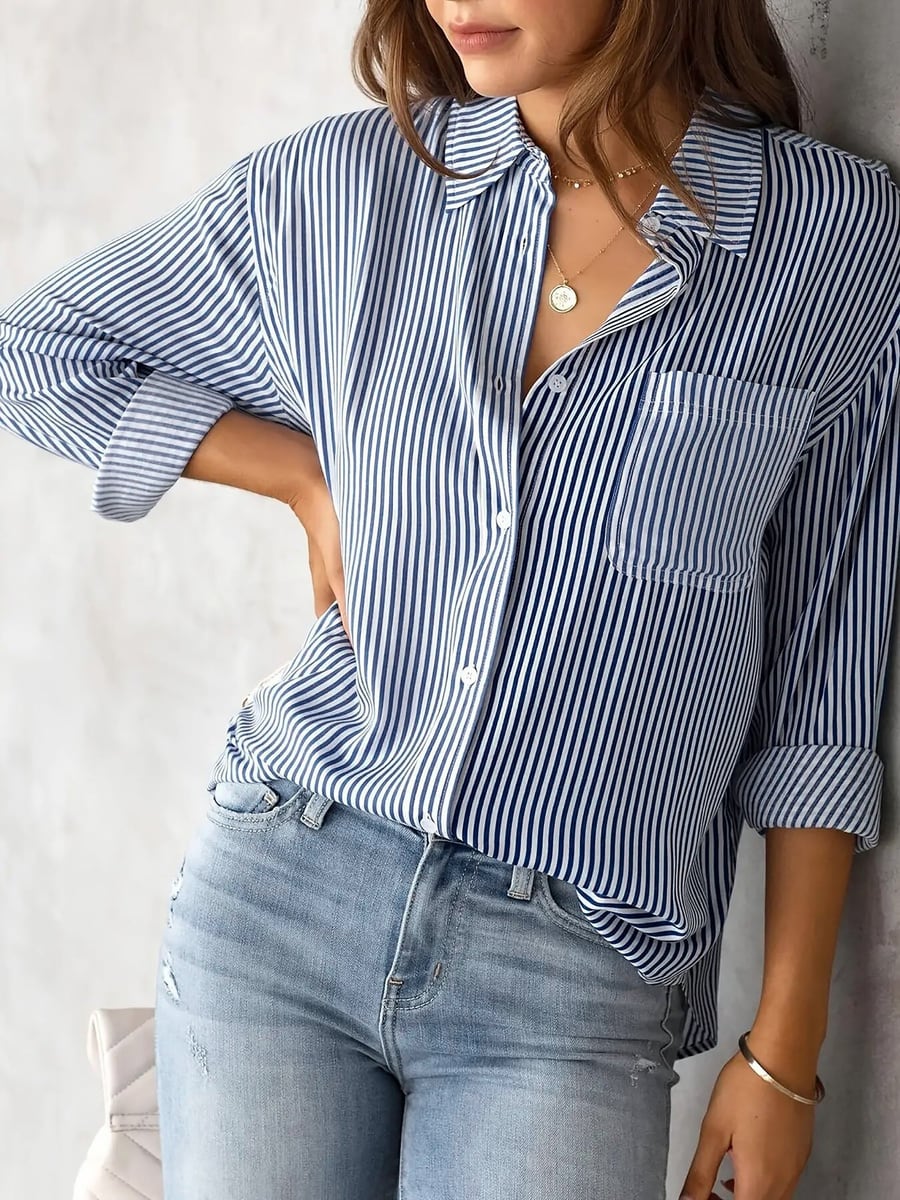 Angled front showing the pocket