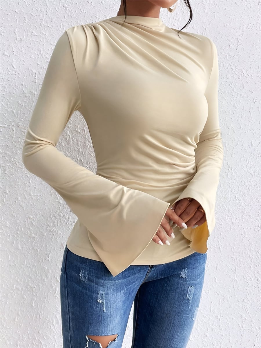 Front view in apricot