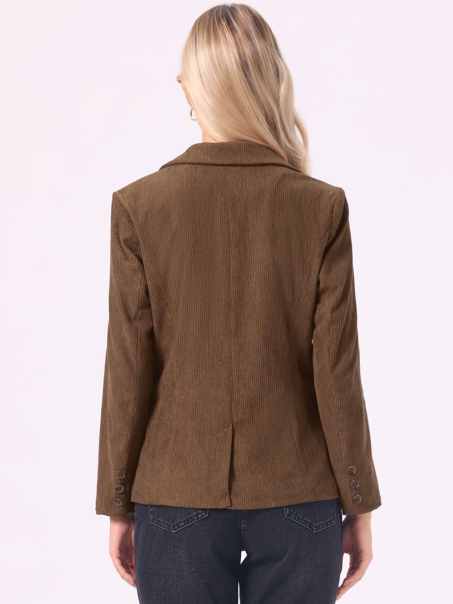 Back view showing the shoulders and length