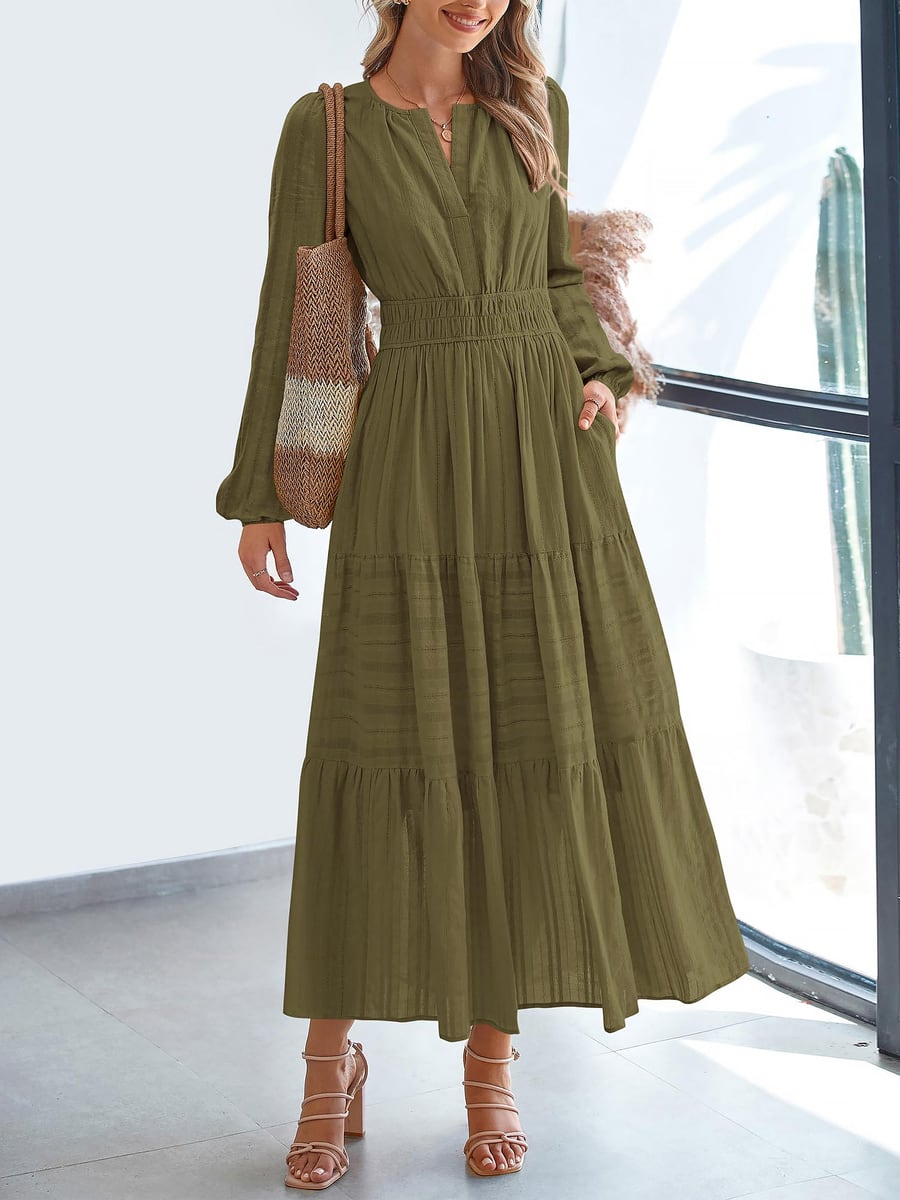 Front view in army green