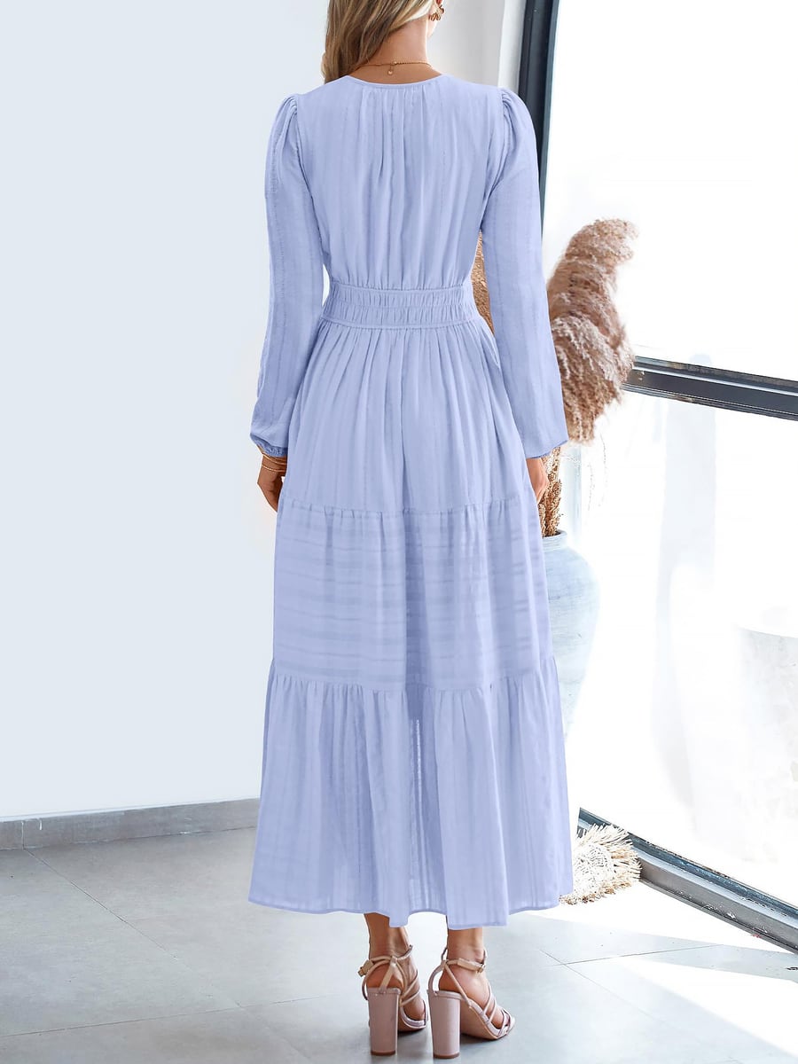 Front view in light blue