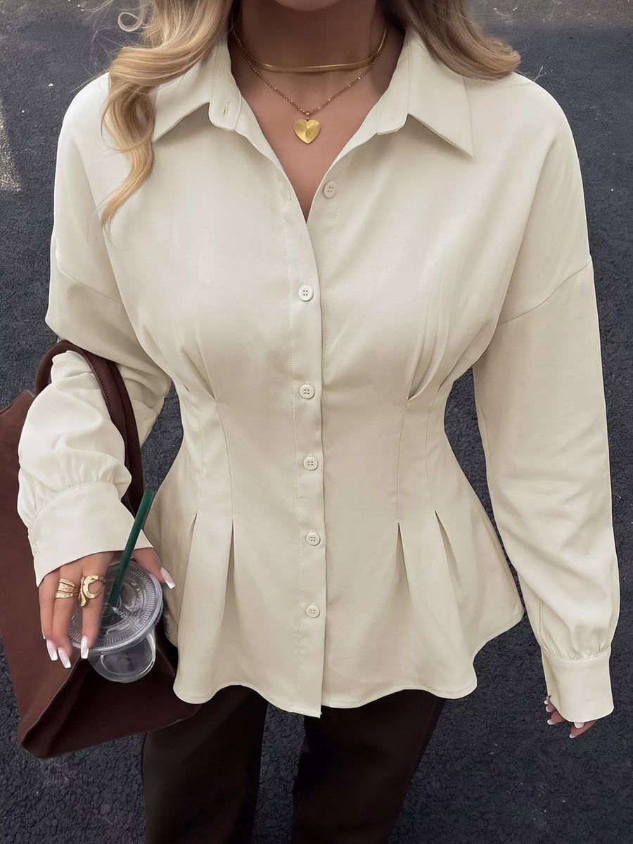 Angled front with a bag