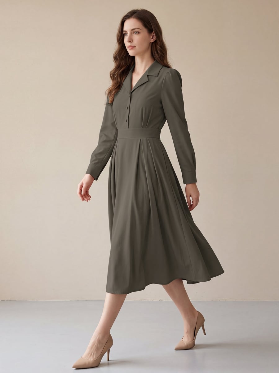 Front view, walking