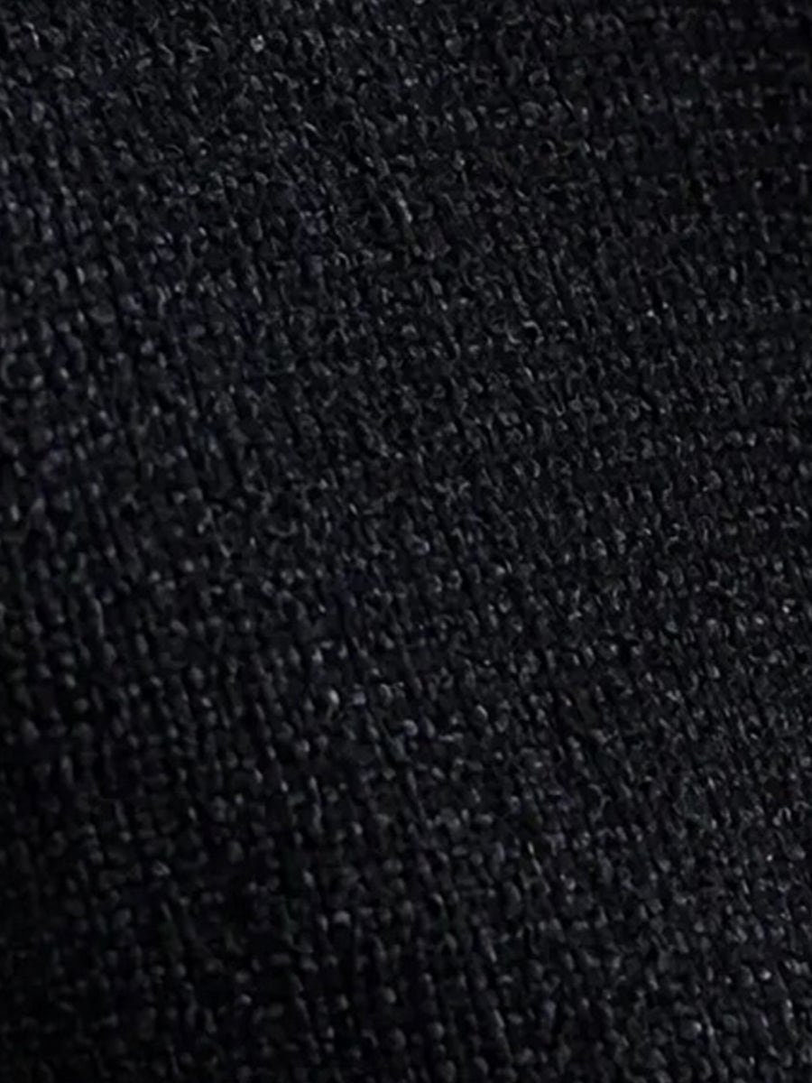 Detalle del tweed negro