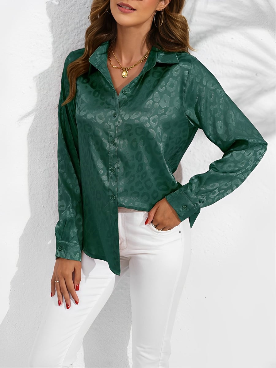 Front view in dark green