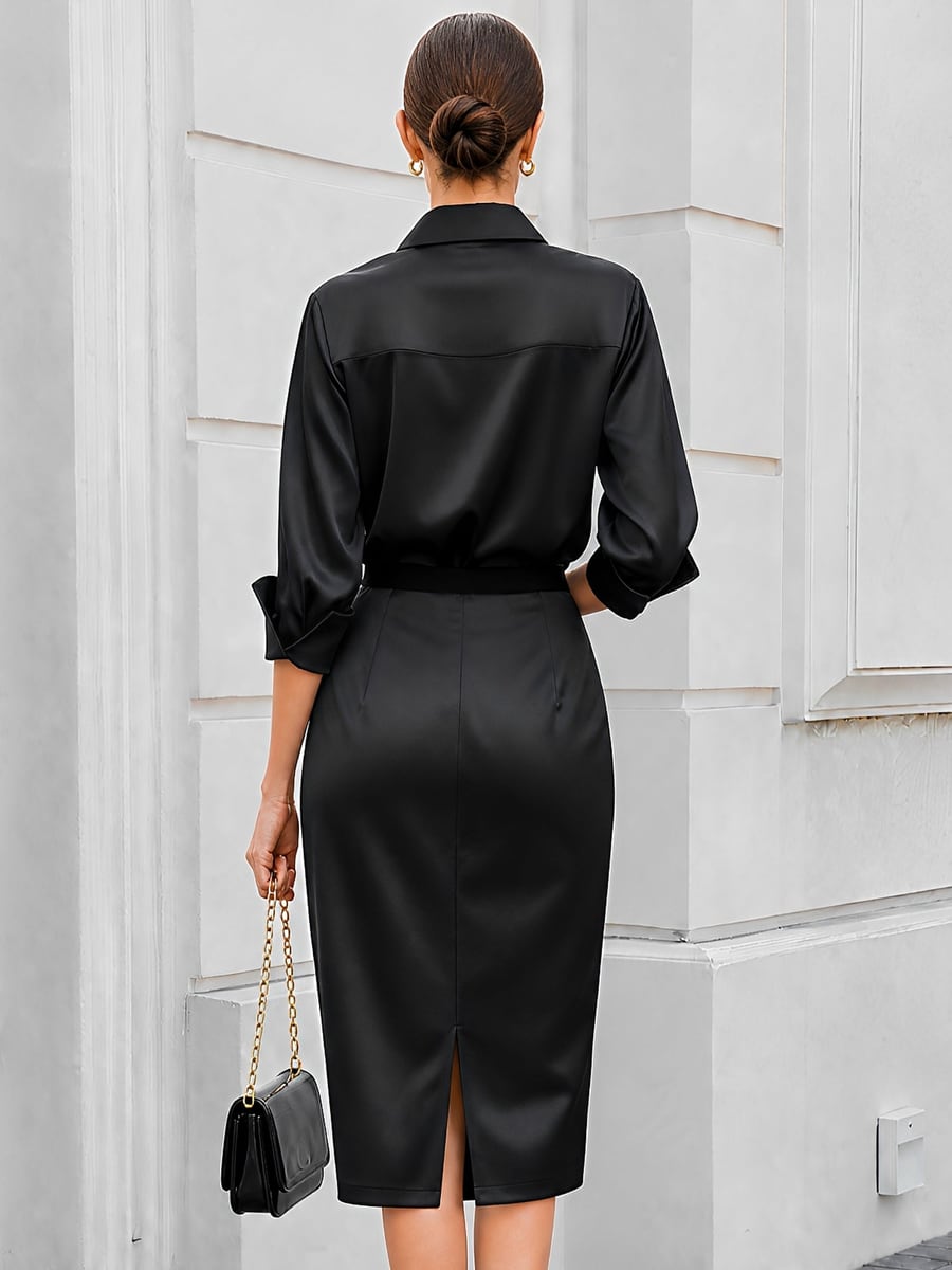 Back view showing the slit