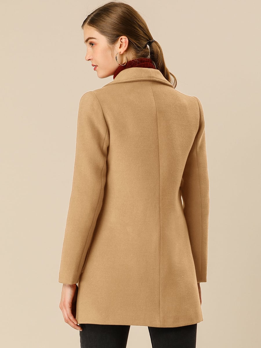 Back view in khaki