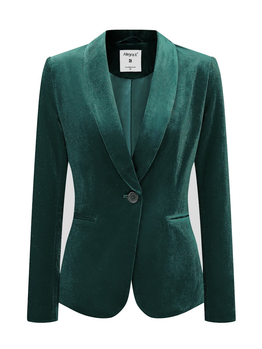 El blazer solo, de frente