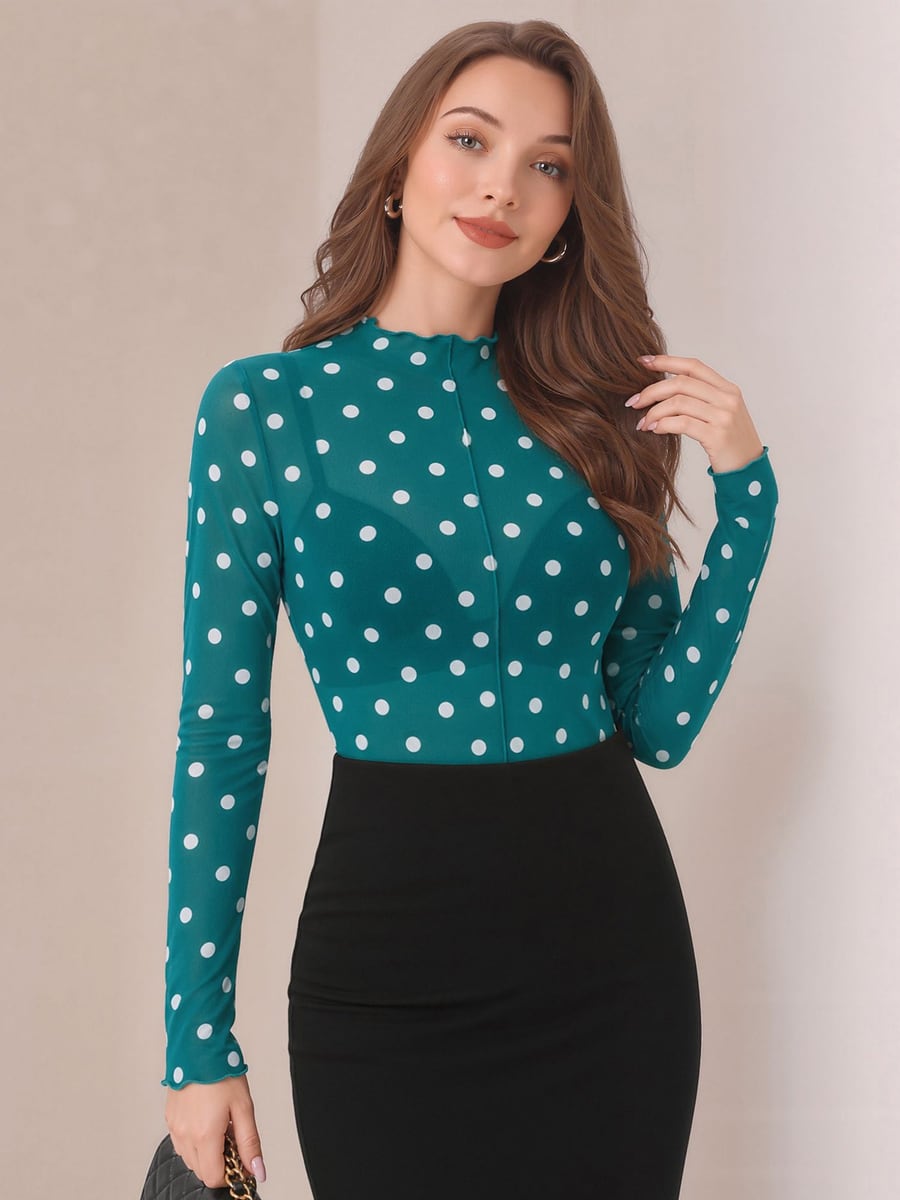 Front view in green