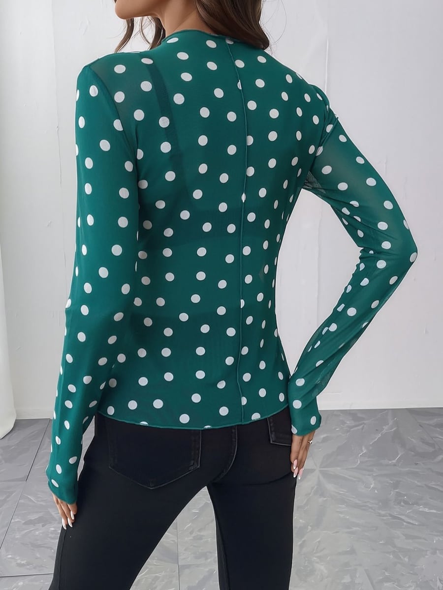 Back view in green