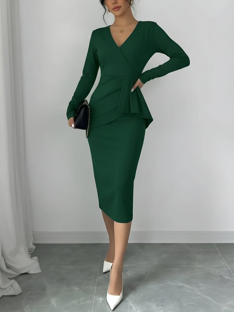 Front view in green
