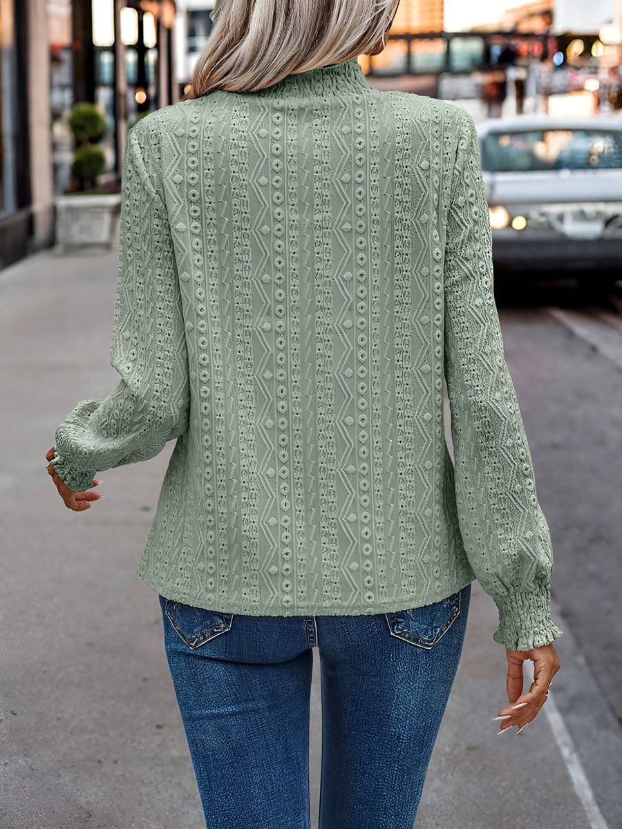 Back view in green
