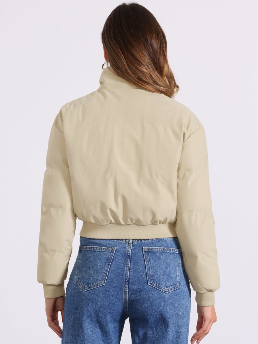 Back view showing the ribbed hem