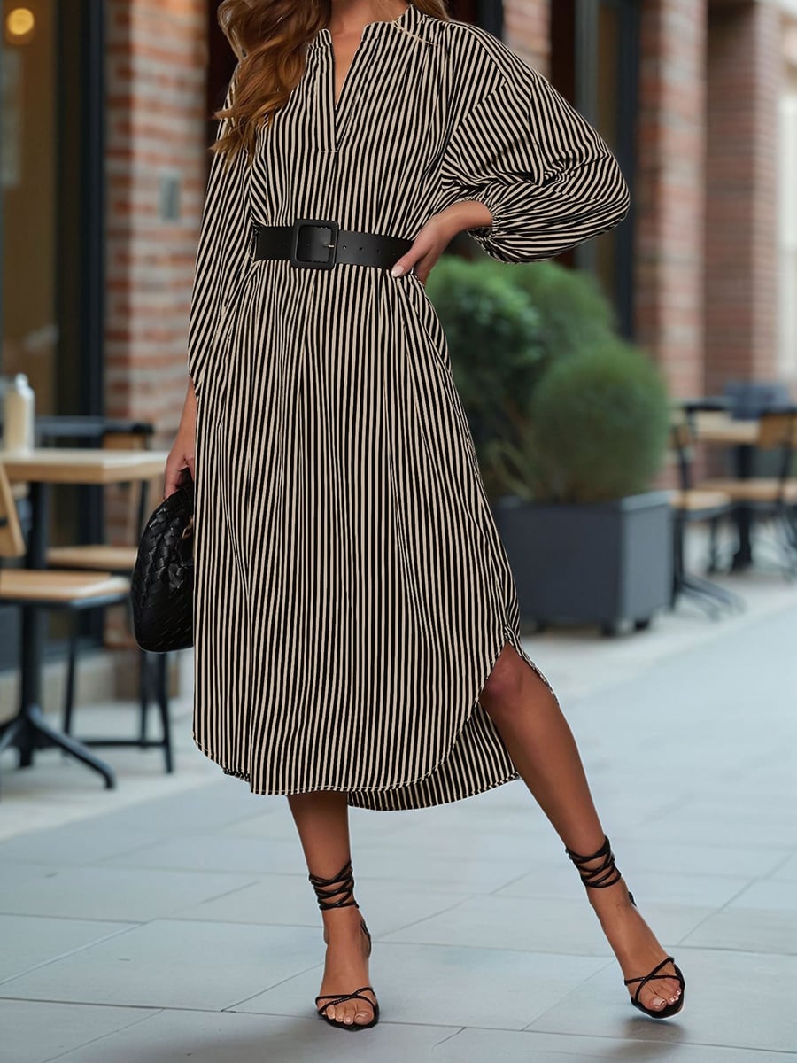 Wearing it in black stripe