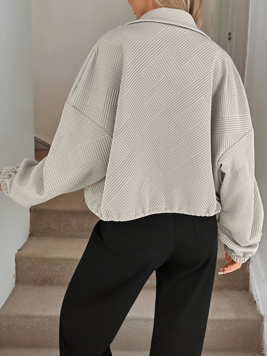 Back view in khaki