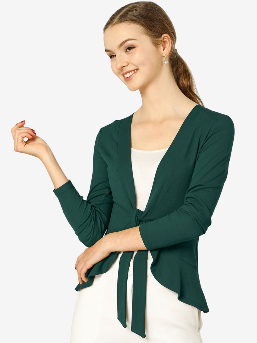Front view in green