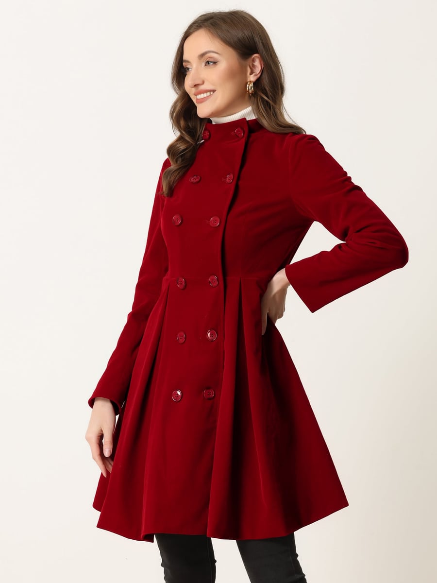 Front view in dark red