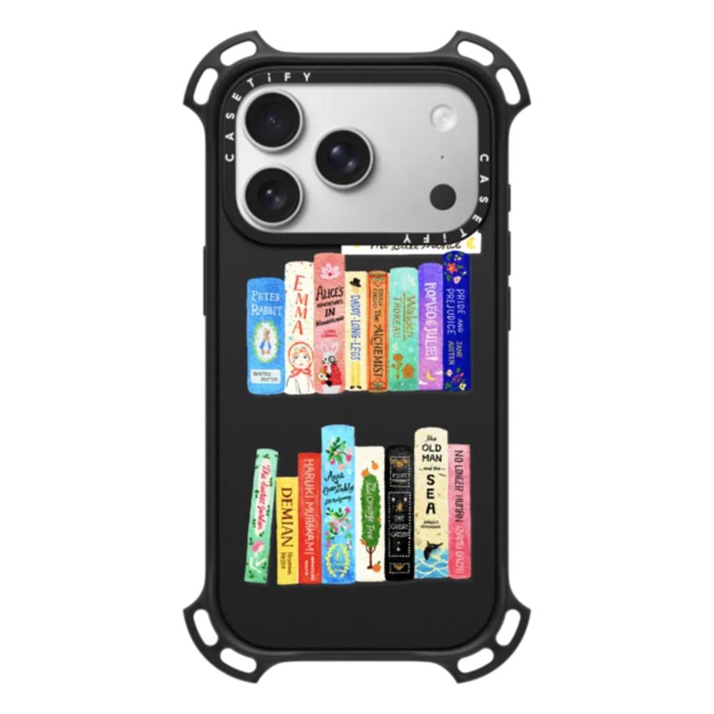 Books Lovers [waterclolor Bookshelf], front